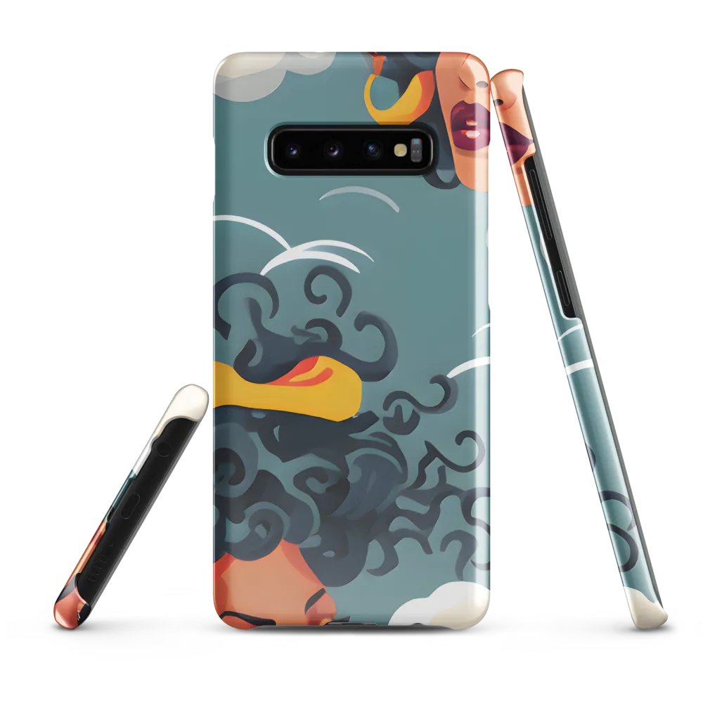 Dreamscapes of Elegance: A Vibrant Exploration of Clouds and Emotion | Phone Case |  S10 Plus | Snap Case | Glossy