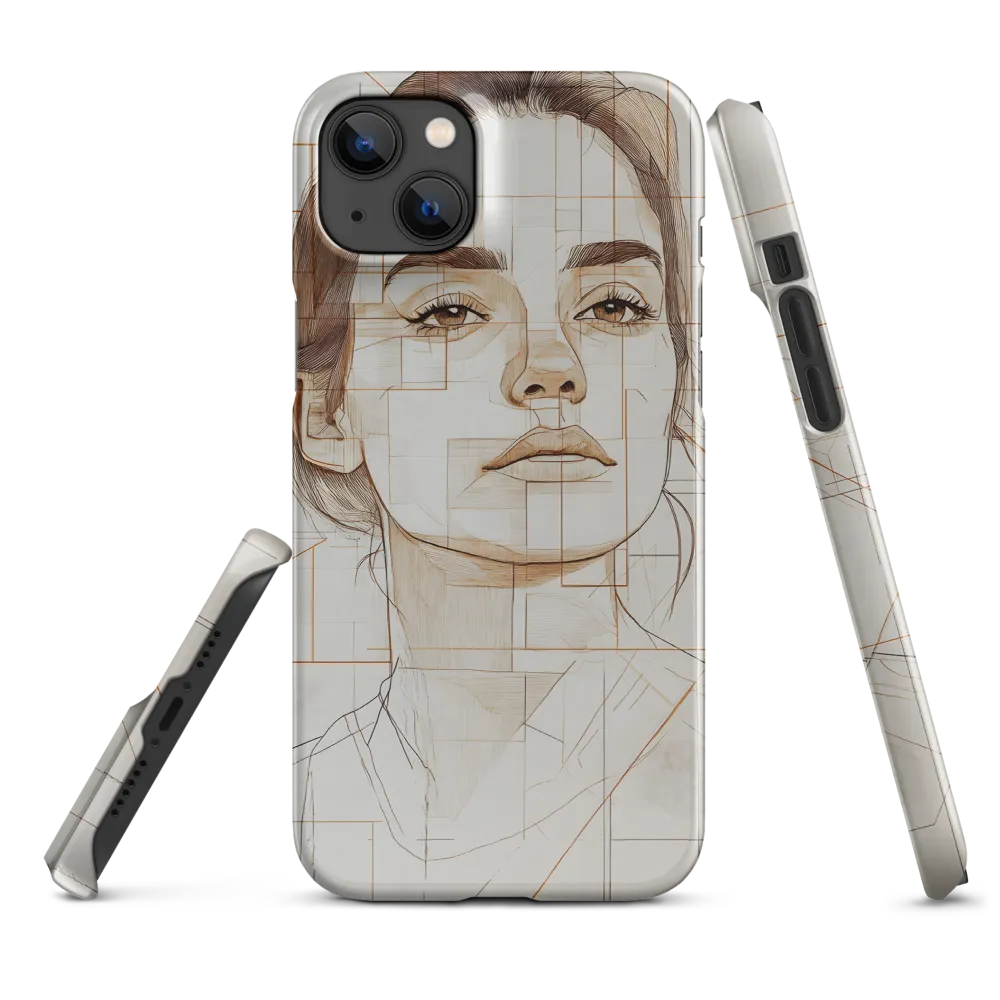 Fractured Reflection | Phone Case |  14 Plus | Snap Case | Glossy