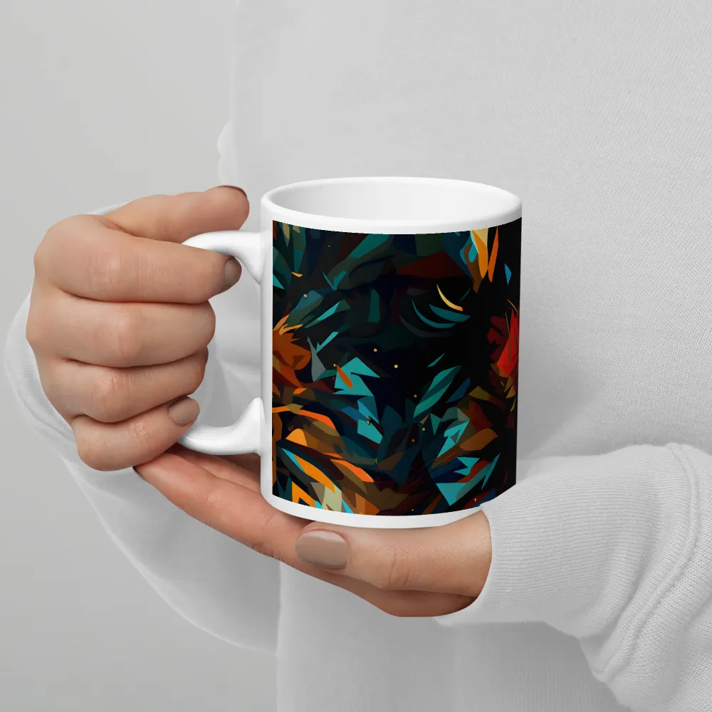 Wild Symphony: Abstract Tigers | Mugs | Multiple Sizes & Colors