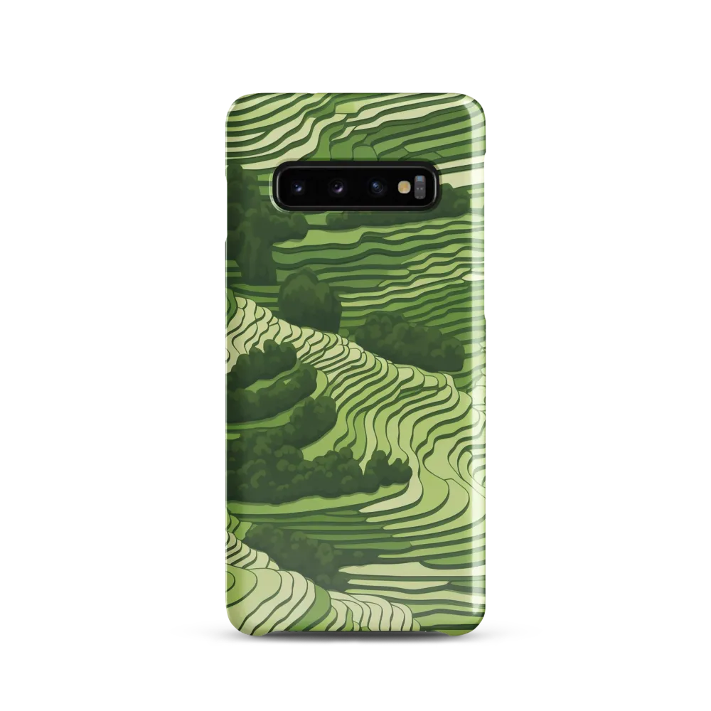 Waves of Green: An Abstract Landscape
