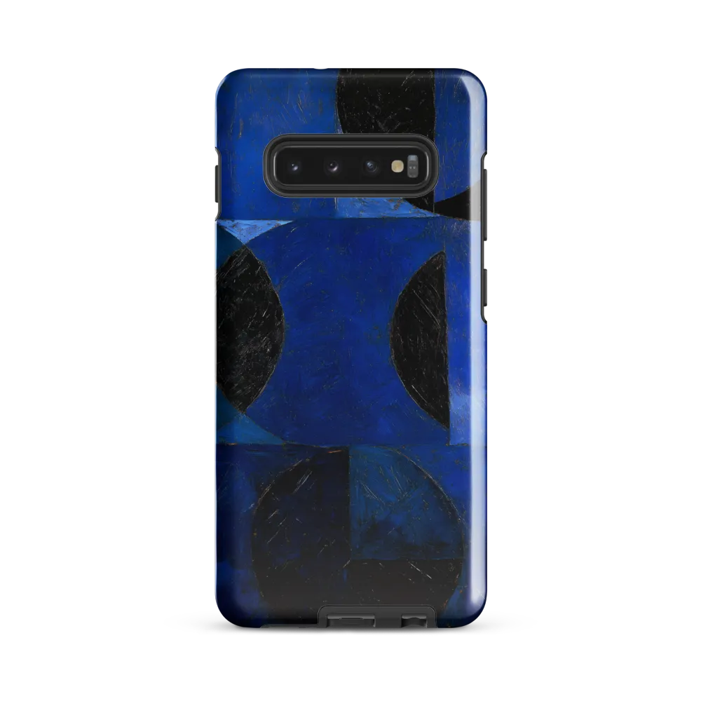 Dynamics of Blue and Black | Phone Case |  S10 Plus | Tough Case | Glossy