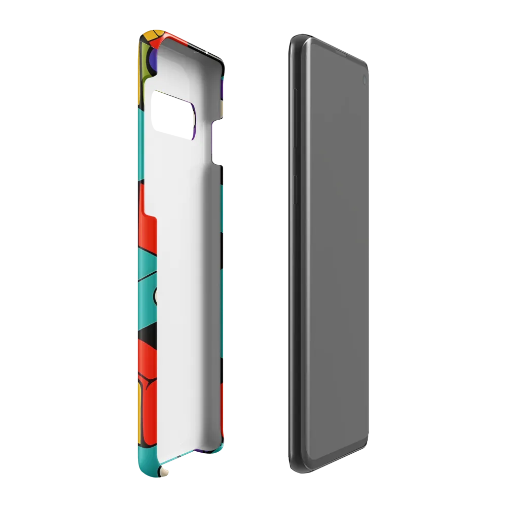 Vibrant Geometric Harmony | Phone Case |  S10 Plus | Snap Case | Glossy