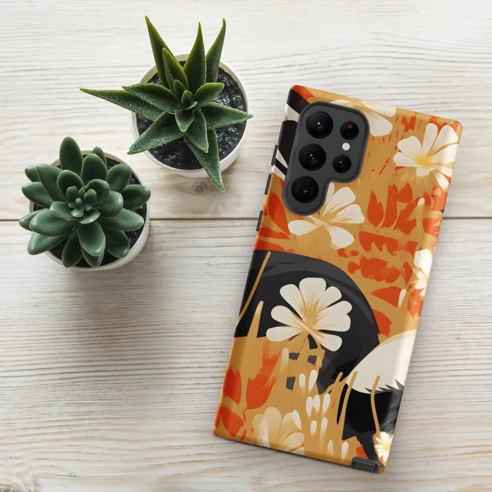 Whimsical Badgers in Bloom