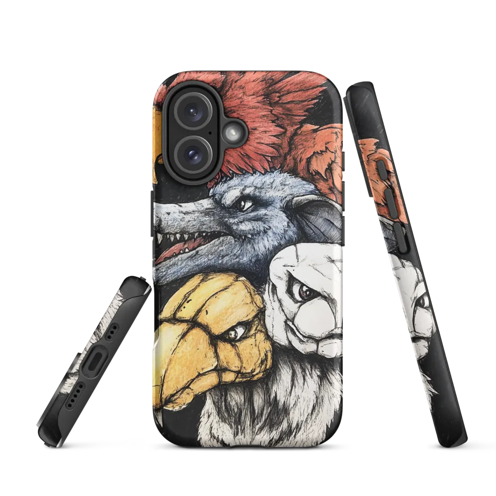 Mythical Beasts in Harmony | Phone Case