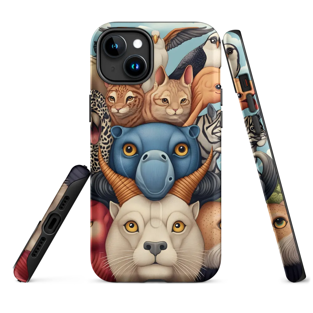 Harmonious Echoes of Wildlife | Phone Case |  15 Plus | MagSafe® Tough Case | Matte