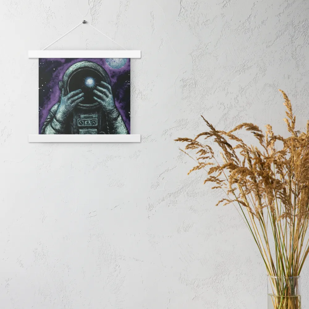 Beyond the Stars | Poster With White Wood Hanger | 10″×10″