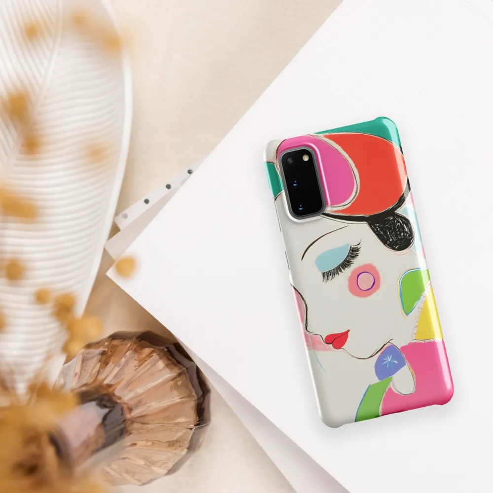 Whimsical Portrait in Colorful Abstraction