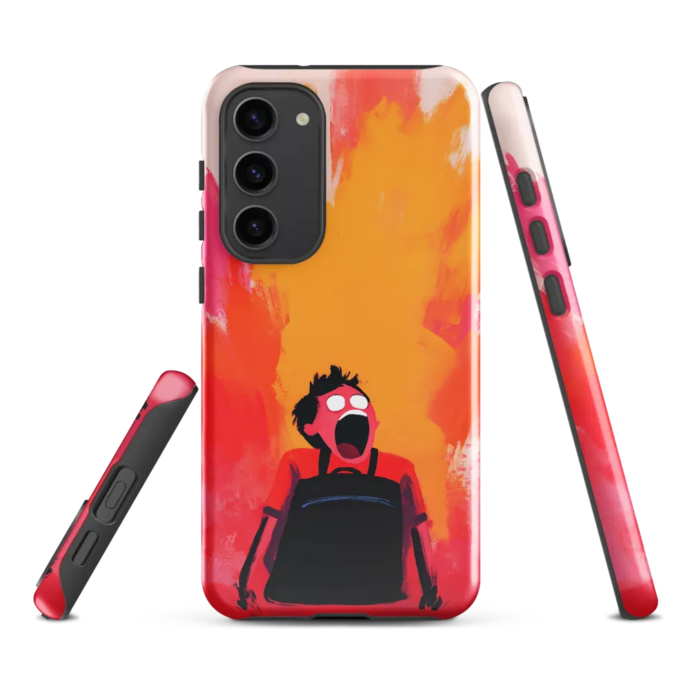 Eruption of Emotions | Phone Case |  S23 Plus | Tough Case | Glossy