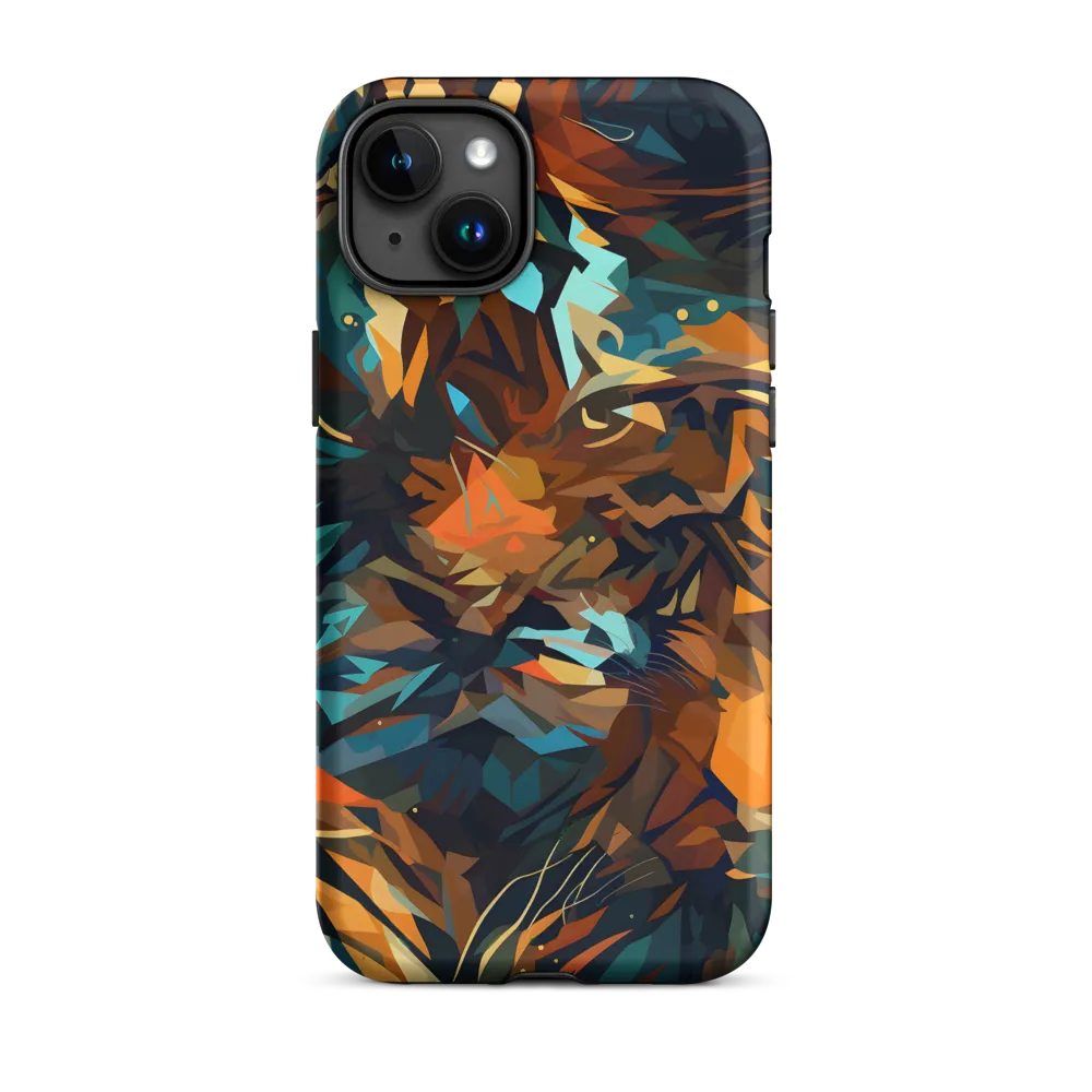 Wild Symphony: Abstract Tigers | Phone Case |  15 Plus | Tough Case | Matte