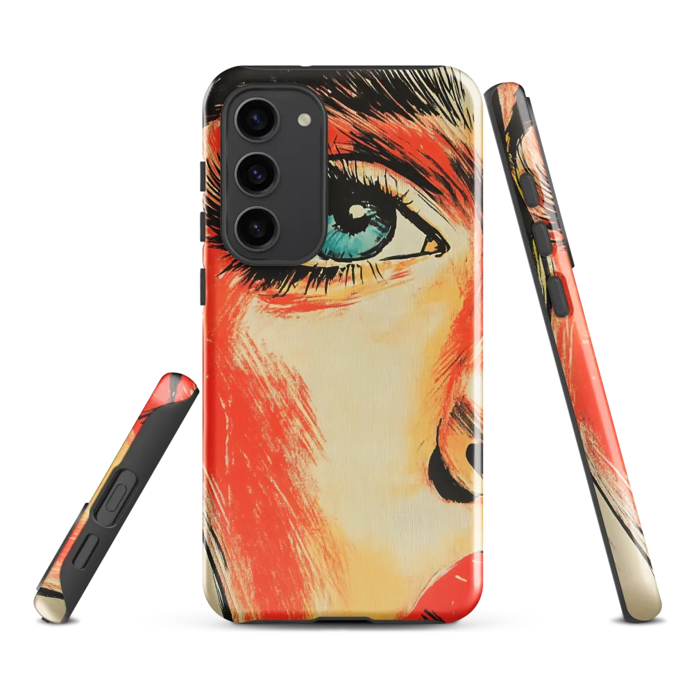 Intense Gaze: A Pop Art Portrait