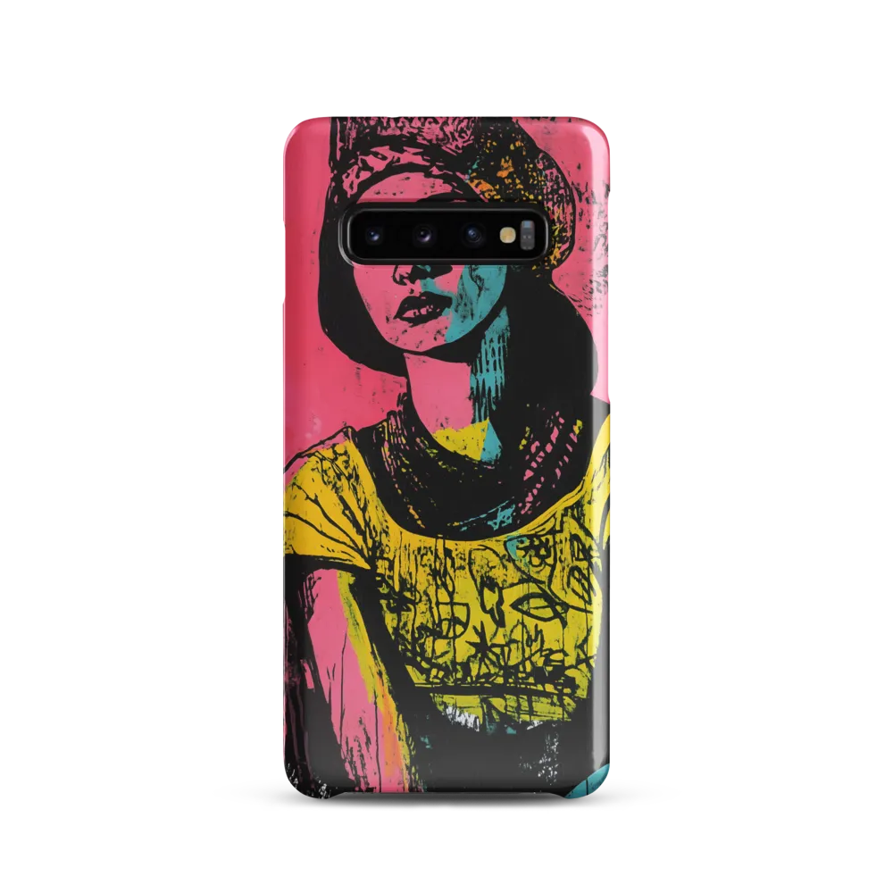 Urban Elegance: A Graffiti Portrait
