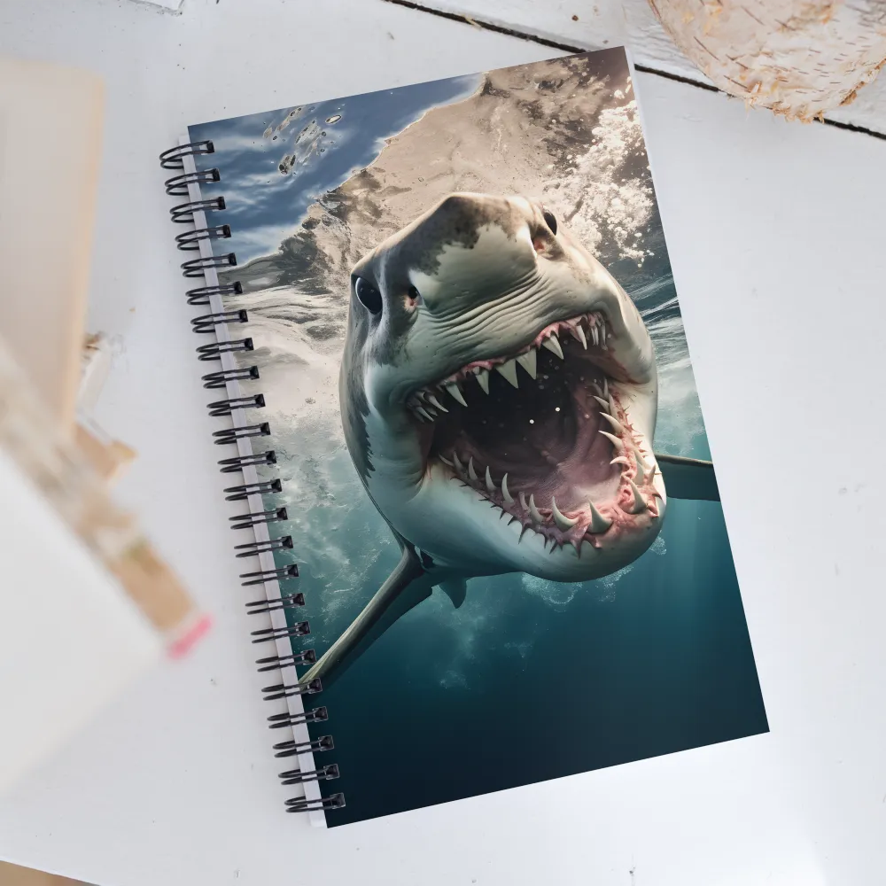 Fierce Majesty of the Ocean | Spiral Notebook