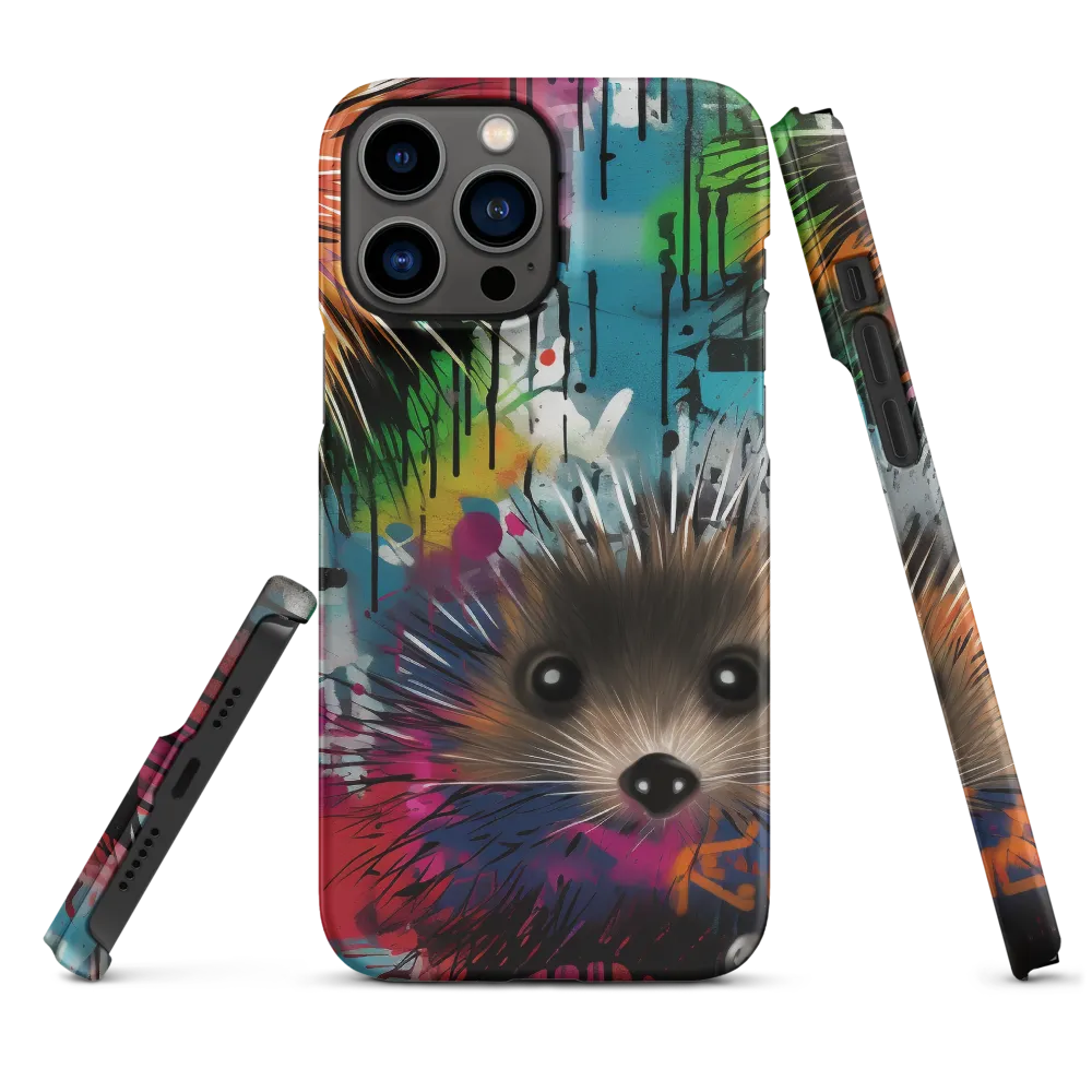 Whimsical Hedgehogs in a Kaleidoscopic Wonderland | Phone Case |  13 Pro Max | Snap Case | Matte