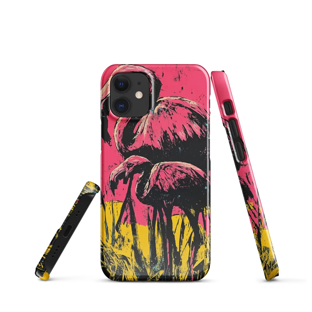 Flamingo Duet: A Pop Art Expression