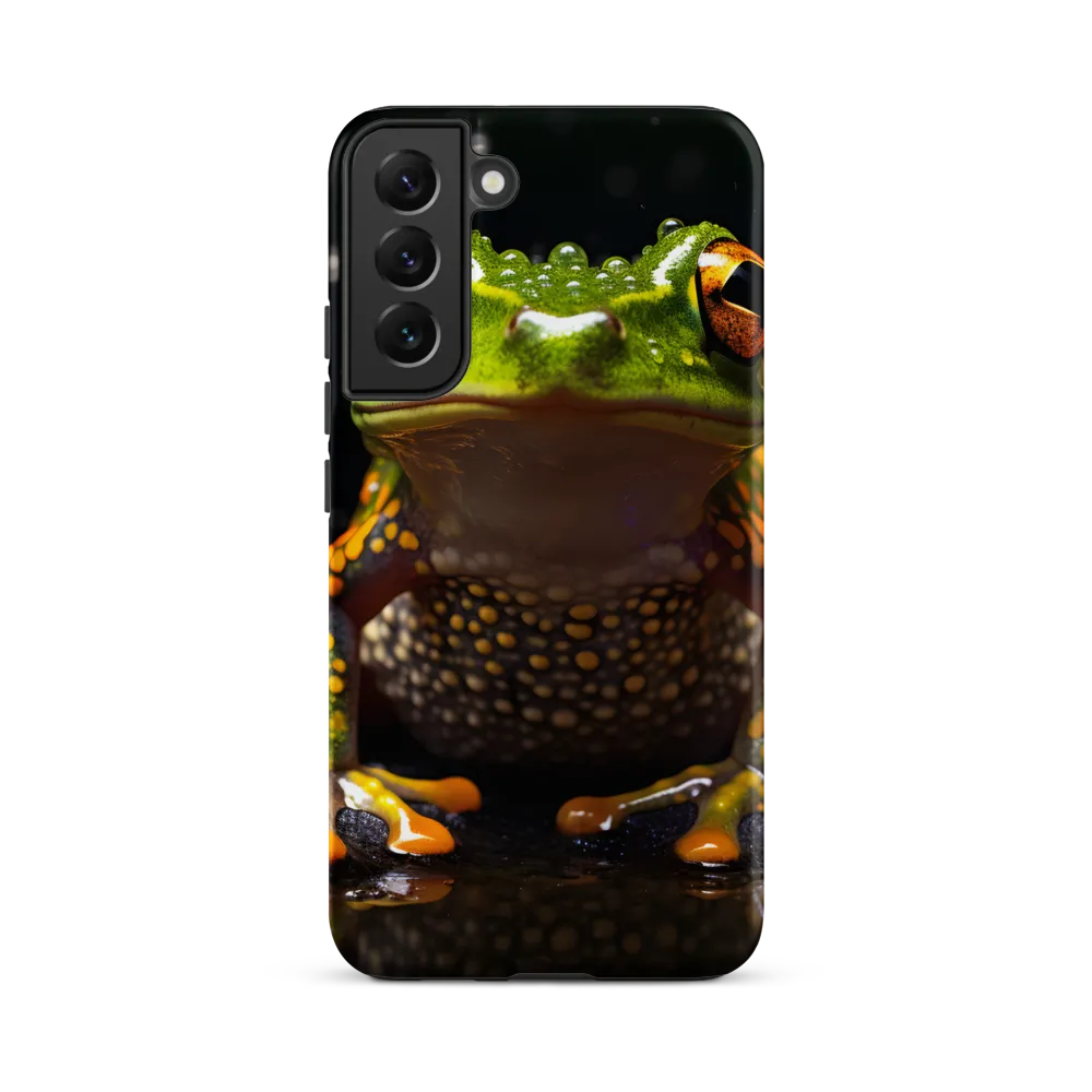 Emerald Elegance: The Frog in Focus