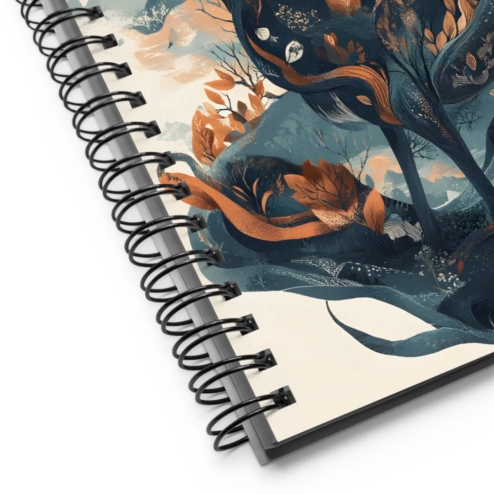 Harmony of Nature: The Majestic Deer | Spiral Notebook