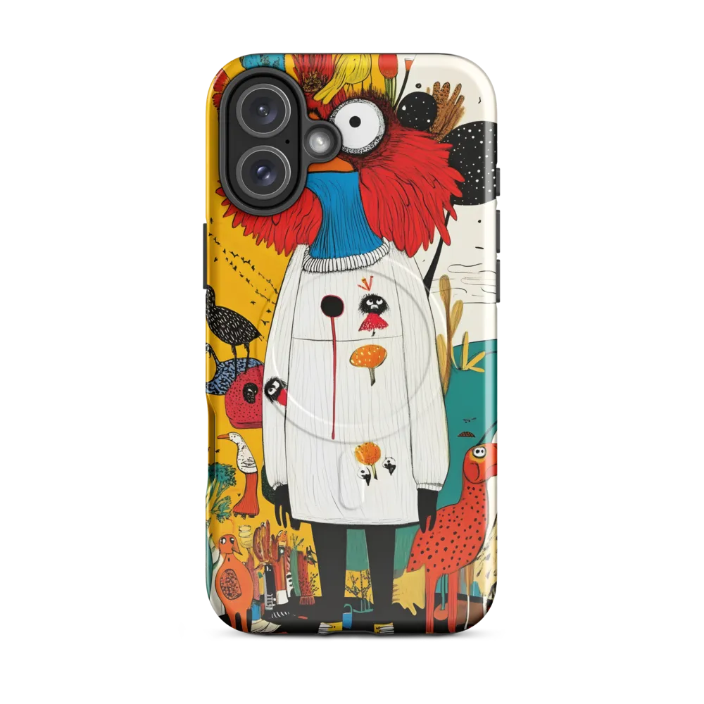 Whimsical Bird's Embrace