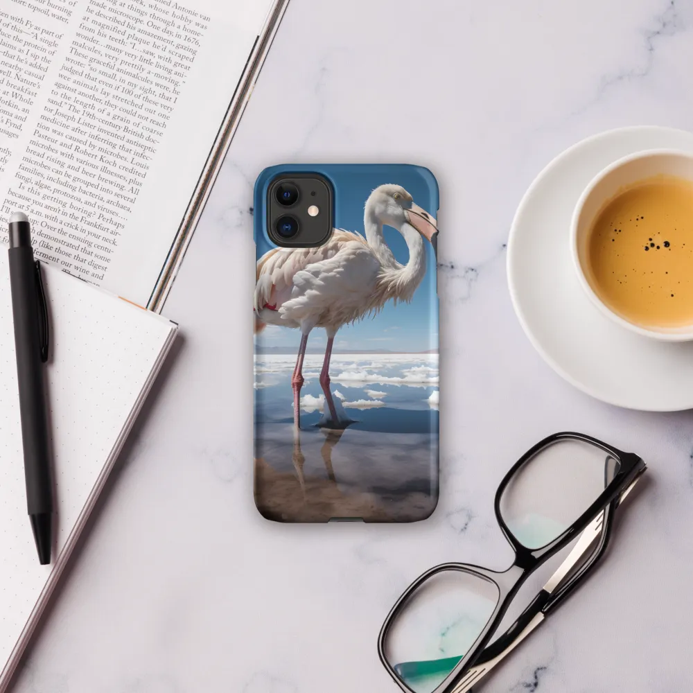 Graceful Solitude of a Flamingo