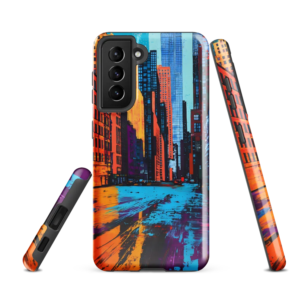 Vibrant Urban Horizons | Phone Case |  S21 FE | Tough Case | Glossy