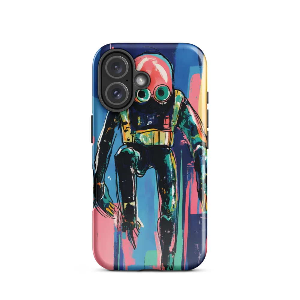 Diver in Vibrant Motion