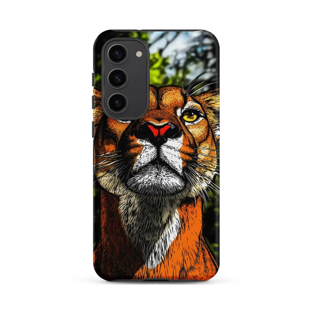 Regal Gaze: The Lioness in Focus
