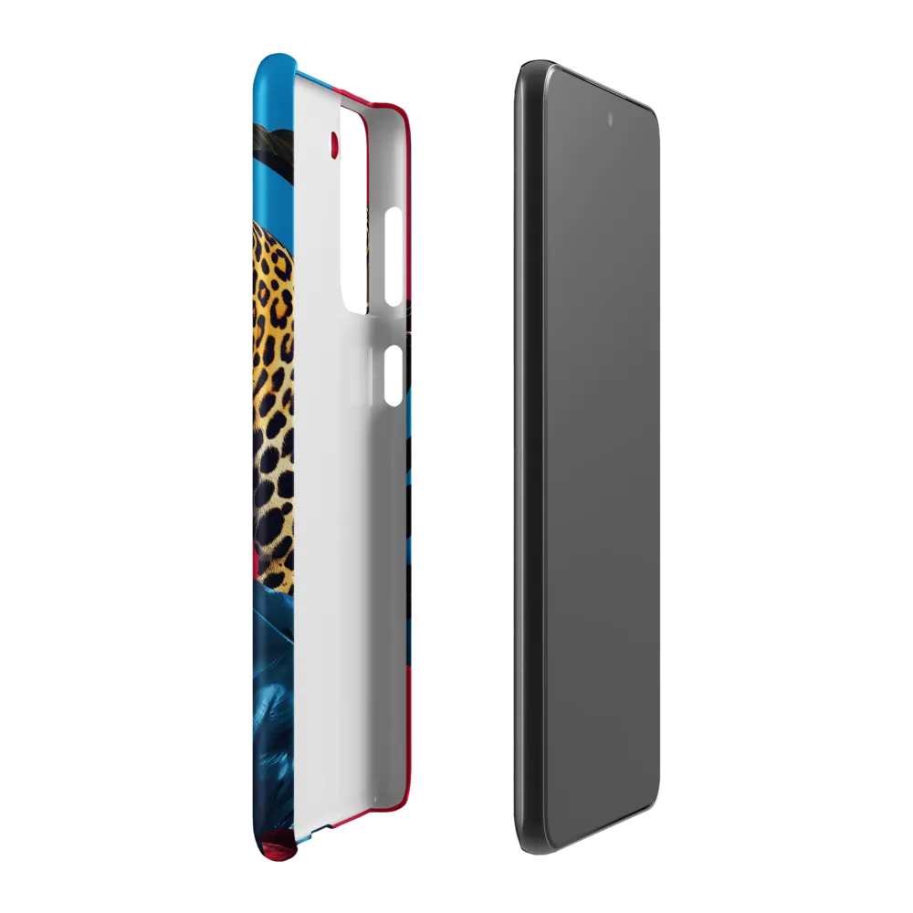 Playful Leopard in Vibrant Paradise