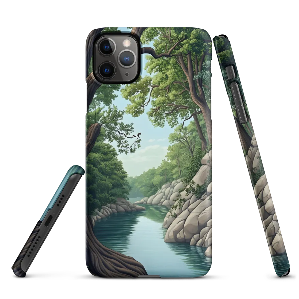 Tranquil Reflections: A Serene River Landscape