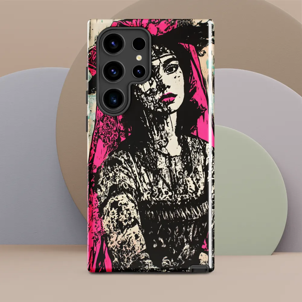 Veiled Beauty | Phone Case |  S24 Ultra | Tough Case | Glossy