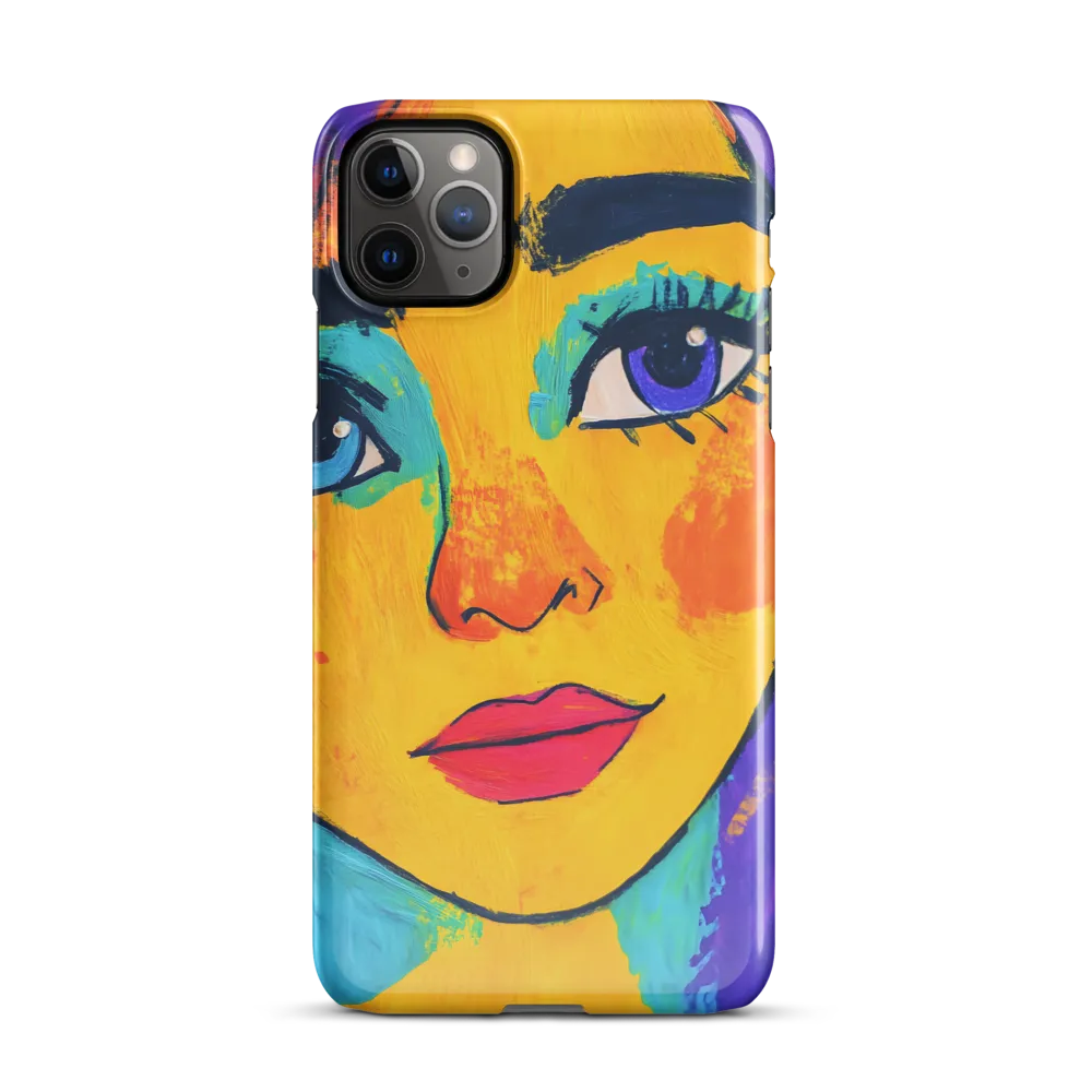 Vibrant Portrait: A Pop Art Exploration | Phone Case |  11 Pro Max | Snap Case | Glossy