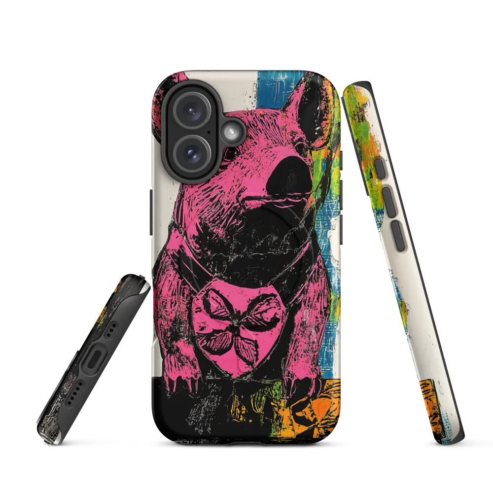 Vibrant Hearted Pig