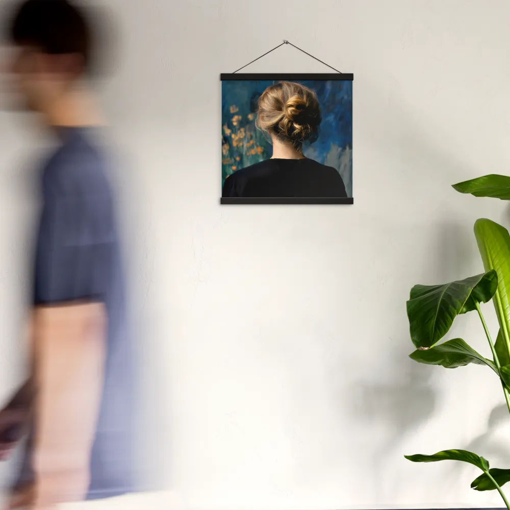 Whispers of Tranquility | Poster With Black Wood Hanger | 16″×16″