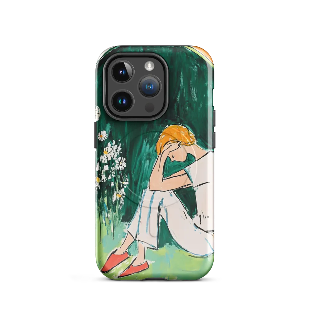 Silent Sorrow | Phone Case |  14 Pro | MagSafe® Tough Case | Glossy