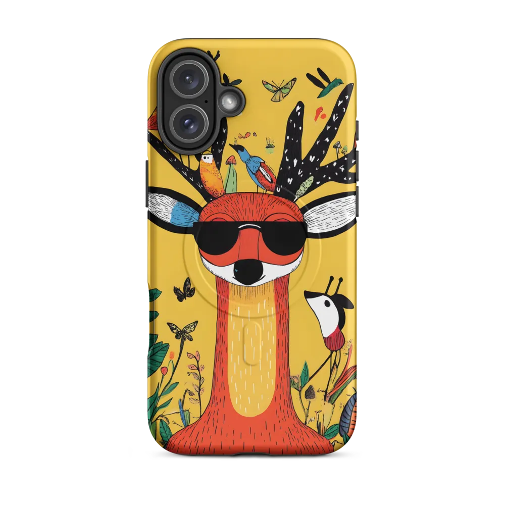 Playful Deer with Sunglasses