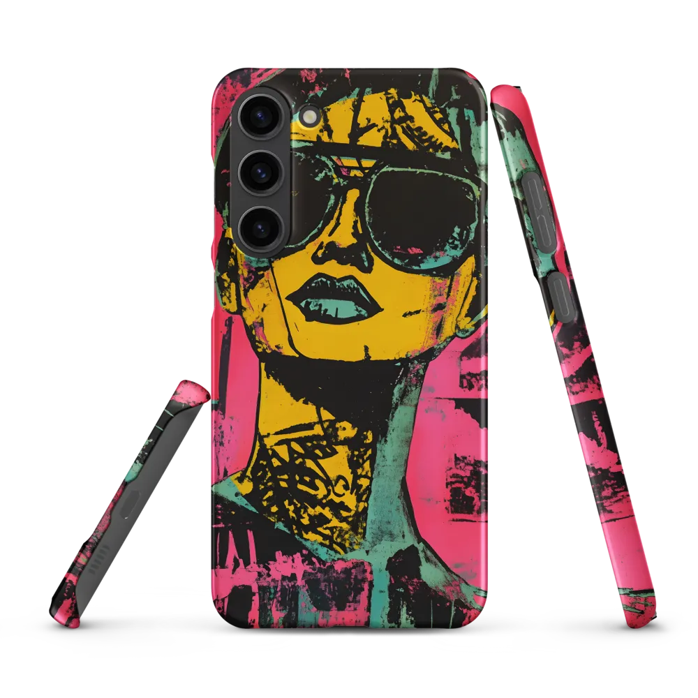 Confident Portrait in Neon Colors