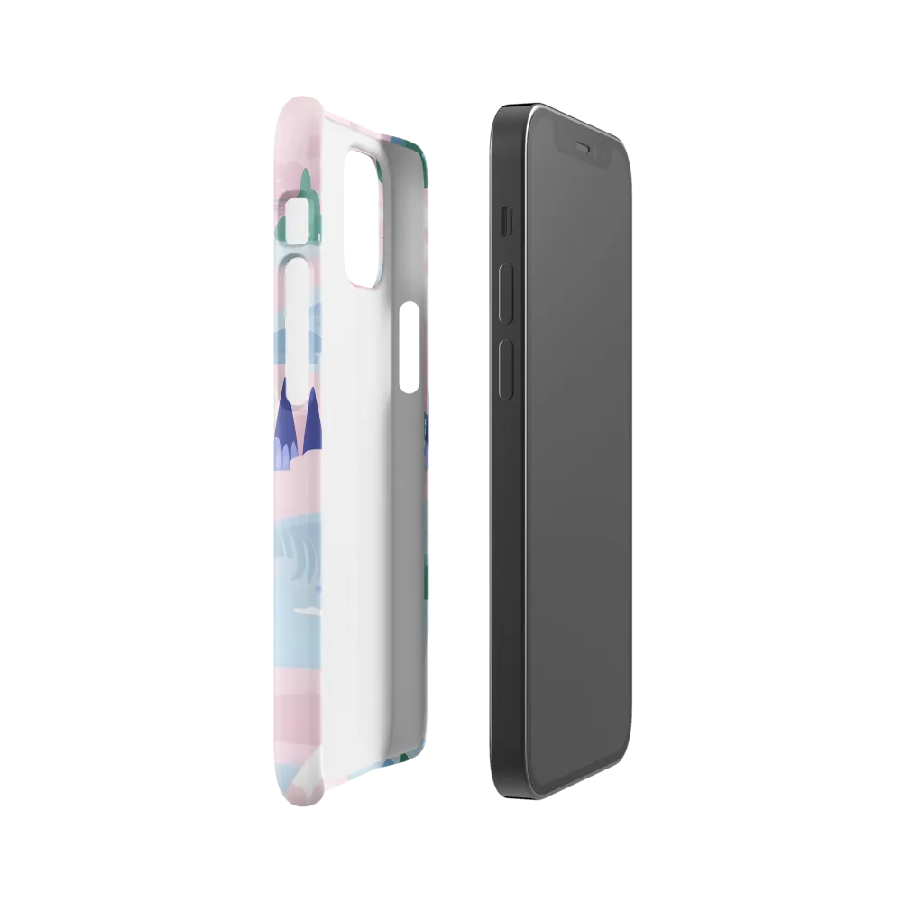 Whimsical Reflections: A Journey Through Landscapes | Phone Case |  12 Mini | Snap Case | Glossy
