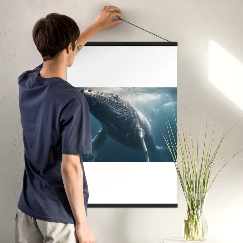 Graced by the Depths | Poster With Black Wood Hanger | 24″×36″