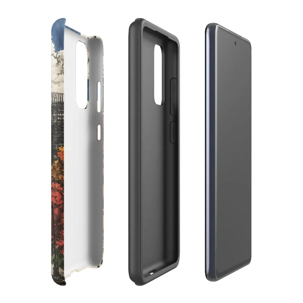 Autumn Serenity in the City | Phone Case |  S20 FE | Tough Case | Matte