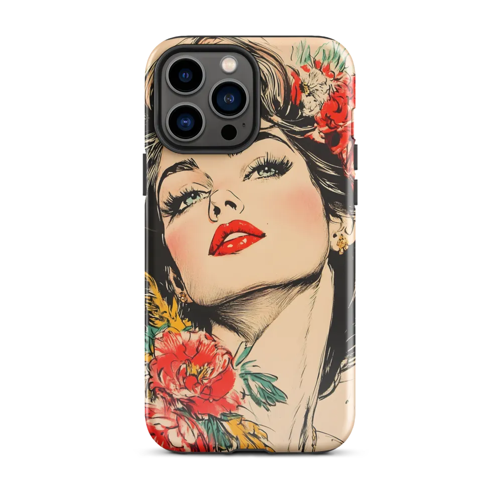 Radiance in Red: A Portrait of Elegance
