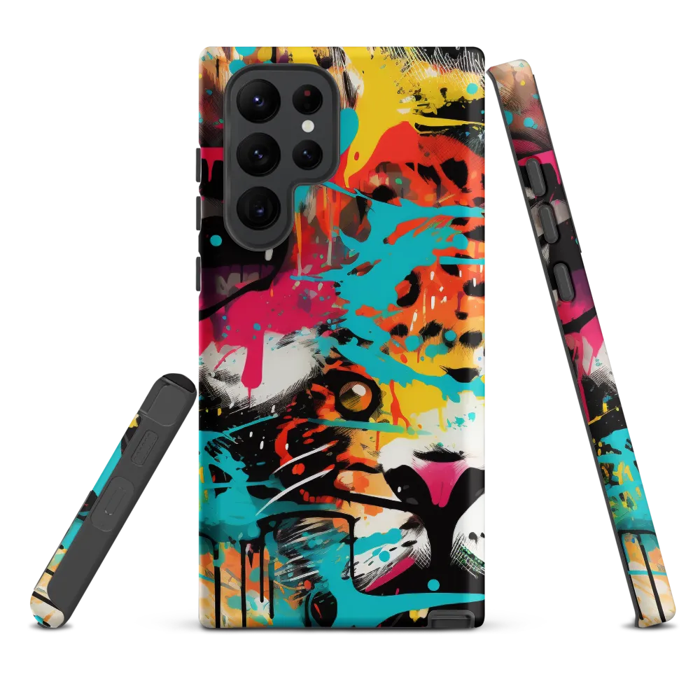 Fierce Fusion: Tiger and Lion in Graffiti