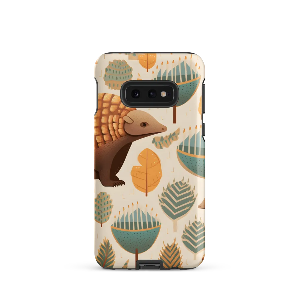 Pangolins in a Whimsical Habitat