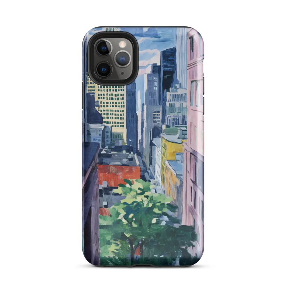 Urban Symphony: A Cityscape in Color | Phone Case |  11 Pro Max | Tough Case | Glossy