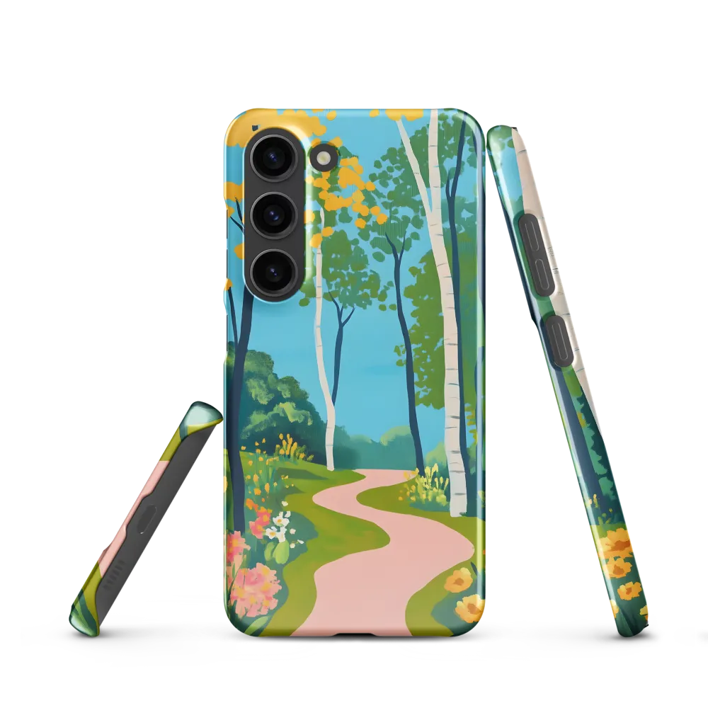 The Winding Path of Nature | Phone Case |  S23 | Snap Case | Glossy