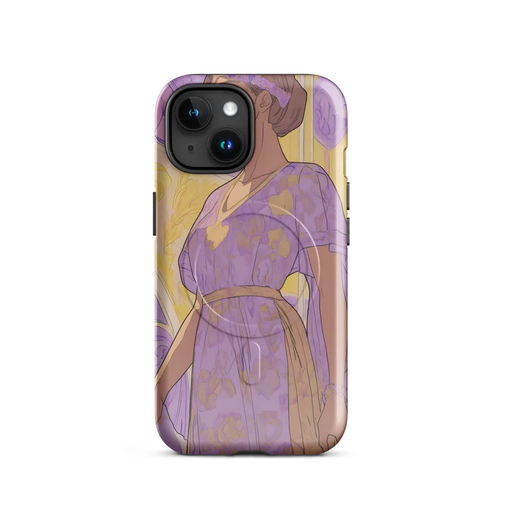 Elegance in Floral Harmony | Phone Case |  15 | MagSafe® Tough Case | Glossy