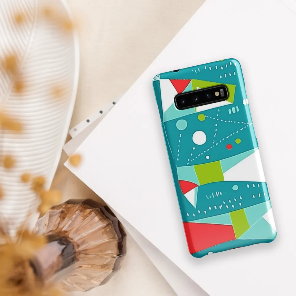 Dynamic Geometric Harmony | Phone Case |  S10 Plus | Snap Case | Glossy