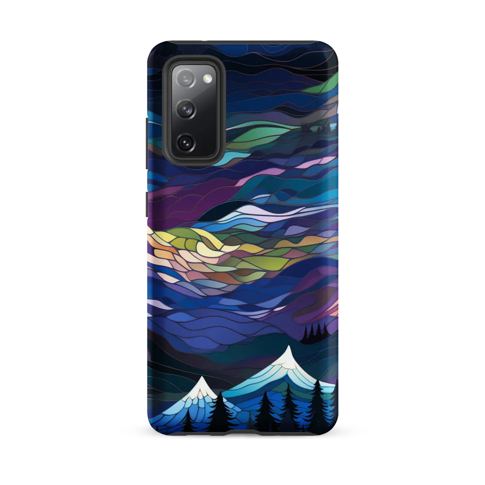 Twilight Peaks: An Abstract Mountain Landscape
