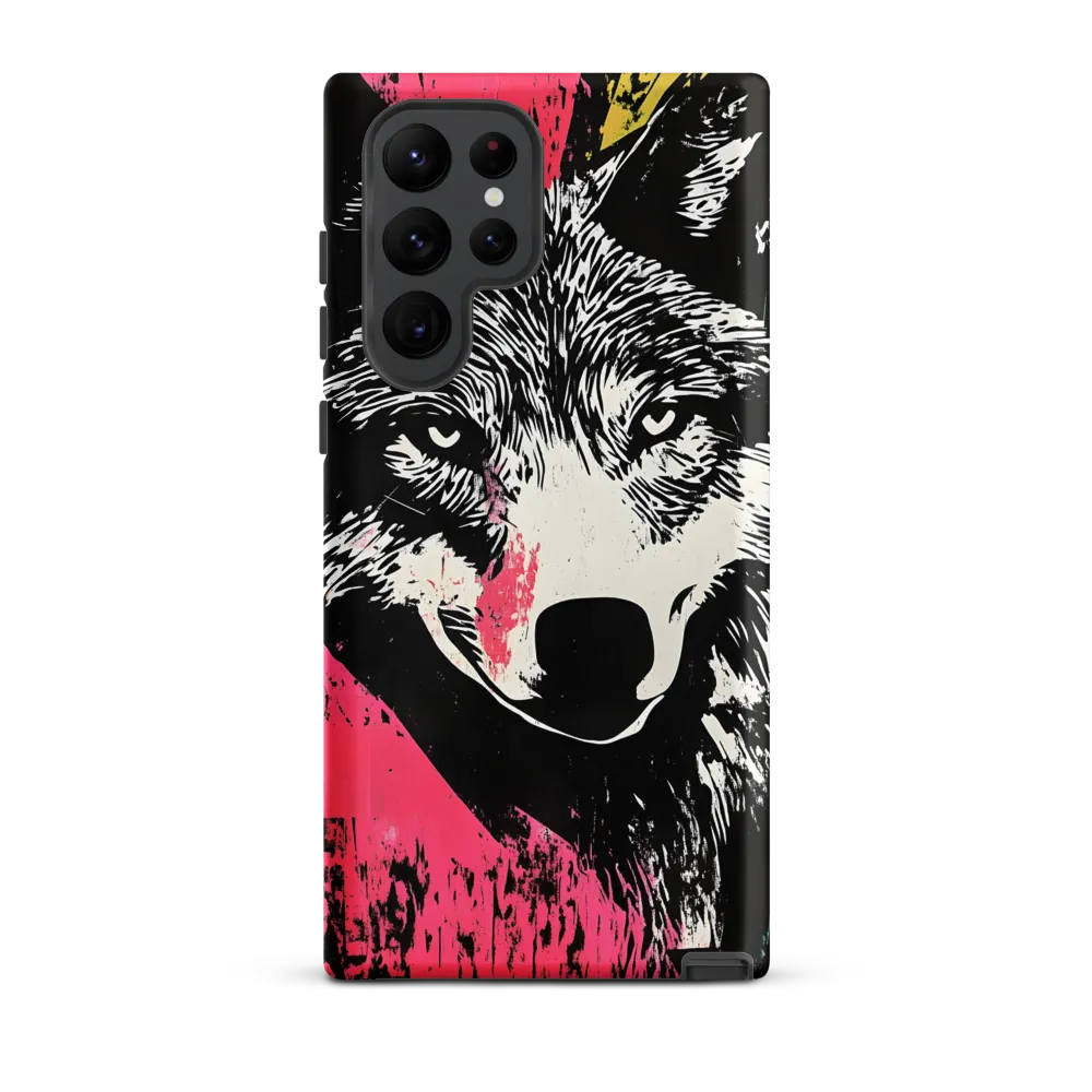 Intense Gaze of the Wolf