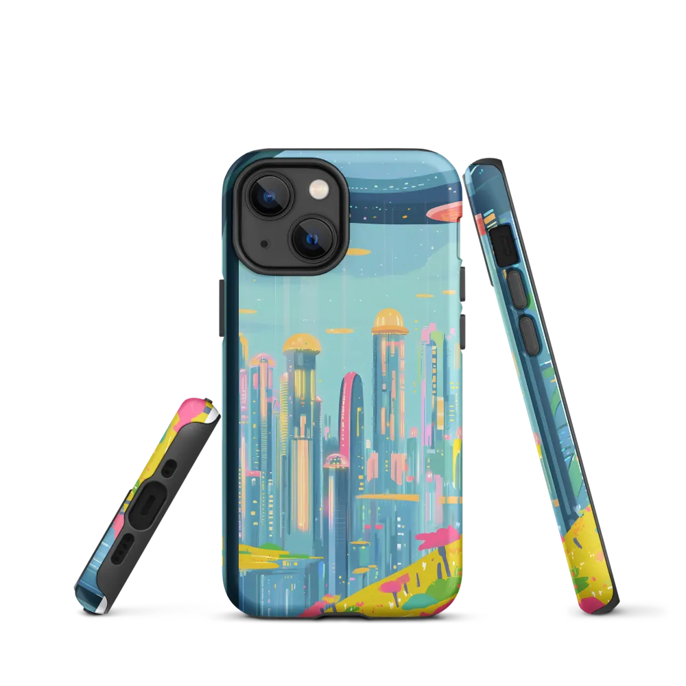 Whispers of a Futuristic Dream | Phone Case |  13 mini | Tough Case | Matte