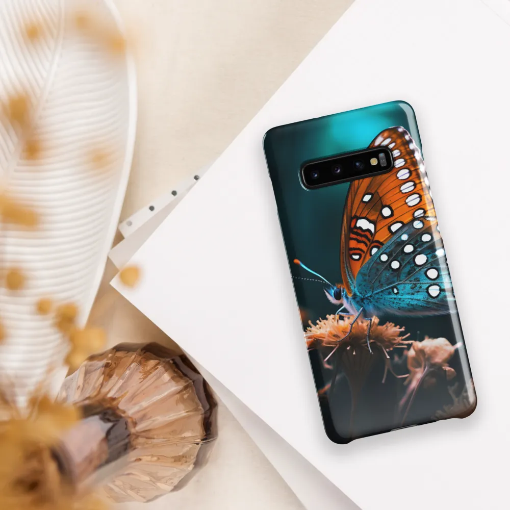 Whispers of Color: The Butterfly's Embrace | Phone Case |  S10 Plus | Snap Case | Glossy