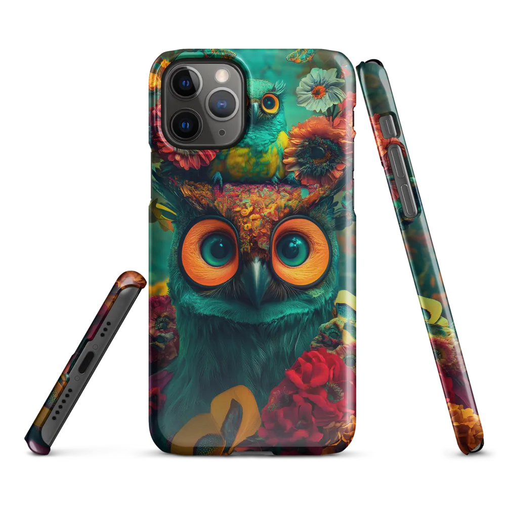 Majestic Harmony: The Floral Owl