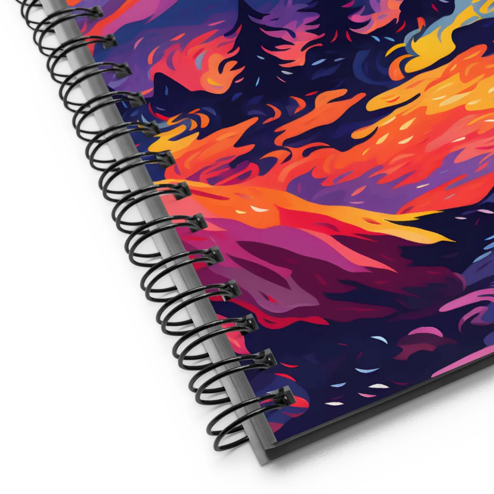 Fiery Majesty | Spiral Notebook